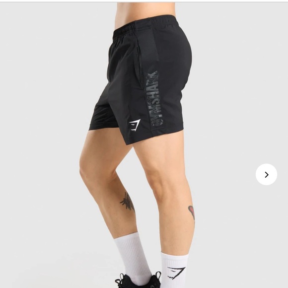 Gymshark | Shorts | Gymshark Graphic Sport Shorts Black | Poshmark